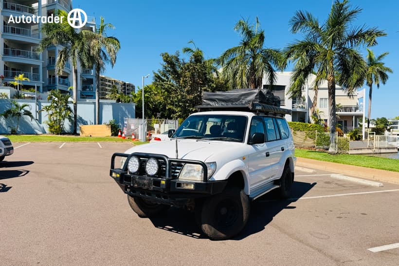 White 2001 Toyota Landcruiser Prado Wagon Gxl (4X4)