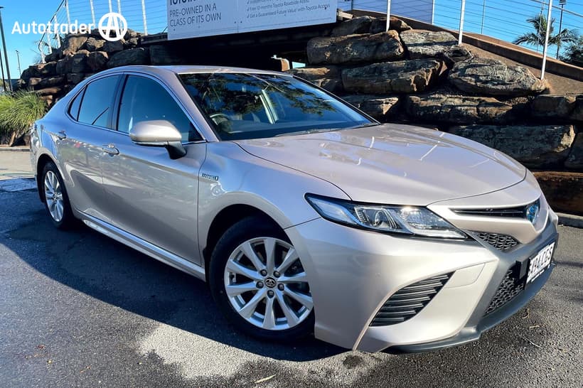 Brown 2020 Toyota Camry Sedan Ascent Sport Hybrid