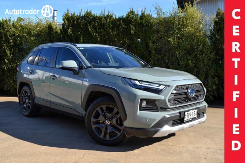 Green 2021 Toyota RAV4 Wagon Edge (Awd) Hybrid