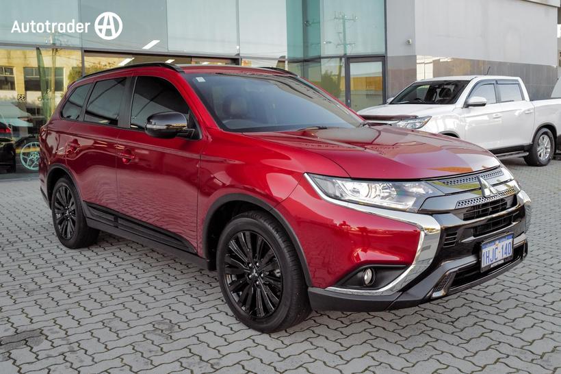 Red 2021 Mitsubishi Outlander Wagon Black Edition 7 Seat (2Wd)