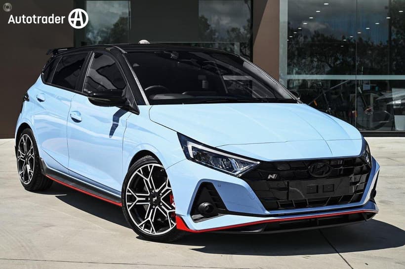 Blue 2025 Hyundai I20 Hatchback N