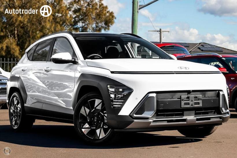 White 2026 Hyundai Kona Wagon Hybrid Premium