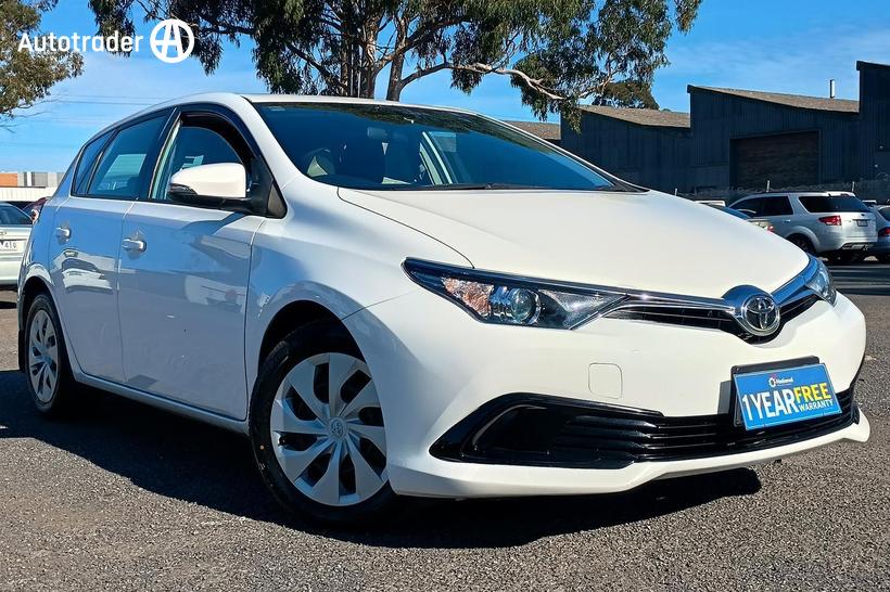 White 2016 Toyota Corolla Hatchback Ascent