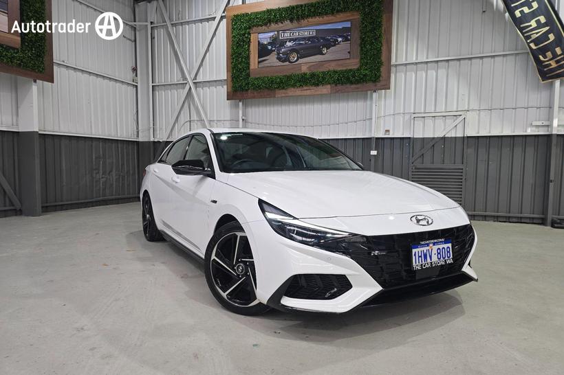 White 2023 Hyundai I30 Sedan N Line Premium