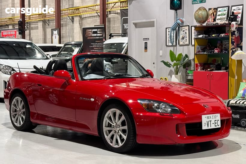 Red 2007 Honda S2000 Convertible