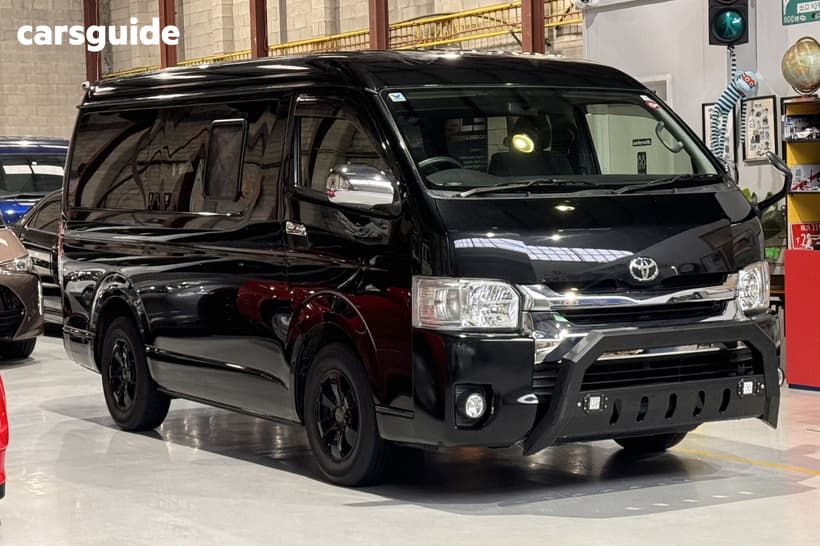 Black 2017 Toyota HiAce Wagon COMMUTER