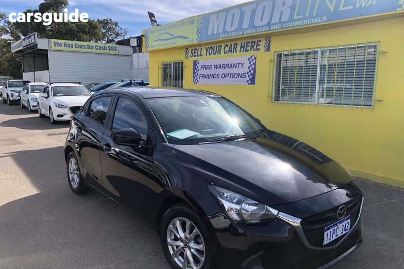 Black 2014 Mazda 2 Hatchback Maxx
