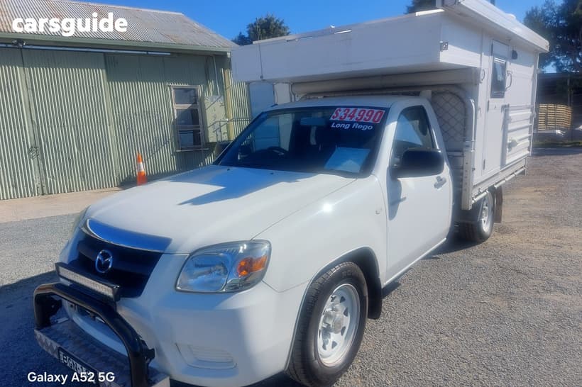 White 2008 Mazda BT-50 Cab Chassis B2500 Dx
