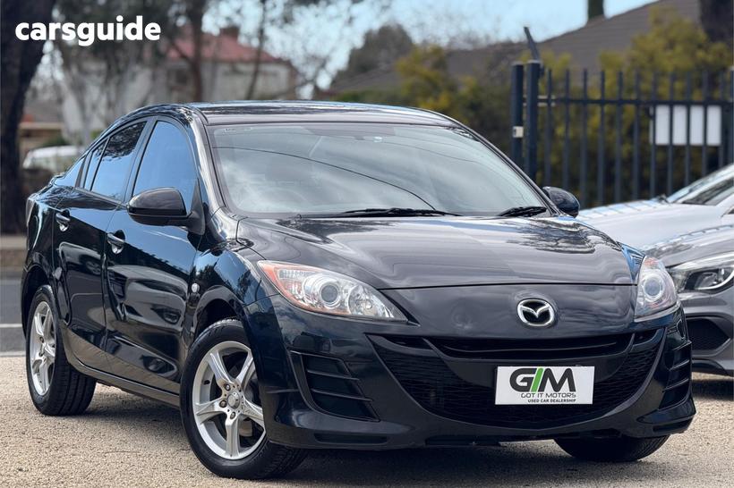 Black 2010 Mazda 3 Sedan Neo