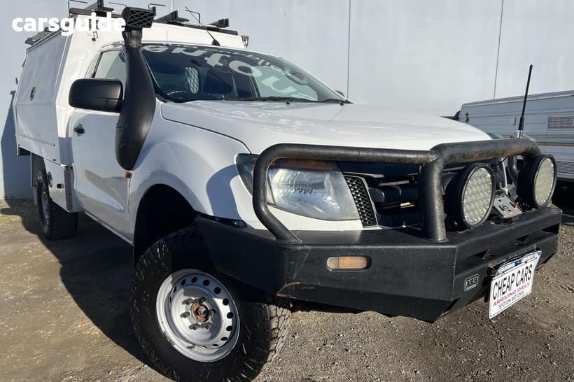 White 2012 Ford Ranger Ute Tray XL