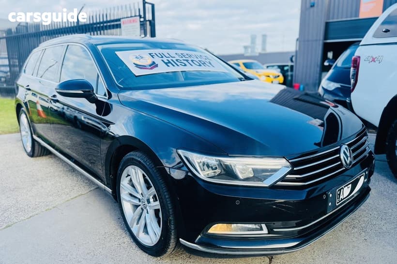 Black 2016 Volkswagen Passat Wagon 140 Tdi Highline