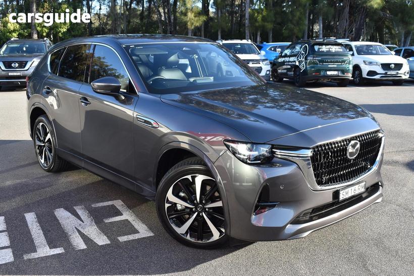 Grey 2023 Mazda CX-60 Wagon P50E Azami Phev