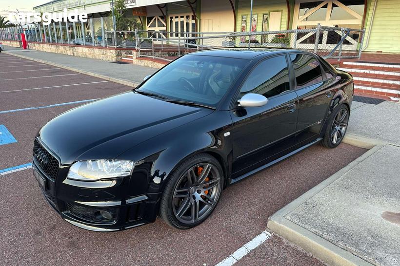 Black 2007 Audi RS4 Sedan Quattro