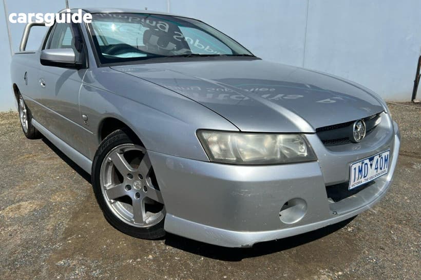 Silver 2005 Holden Commodore Ute Tray S