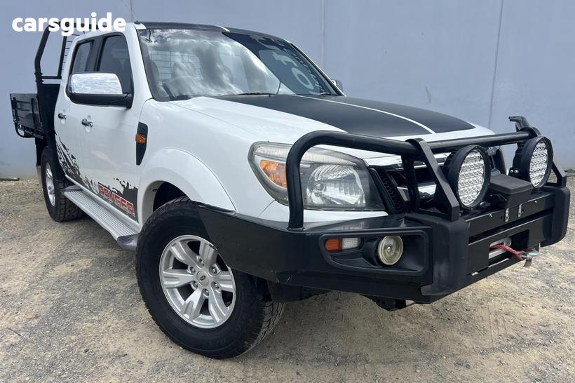 White 2010 Ford Ranger Dual Cab Pick-up Xlt (4X4)