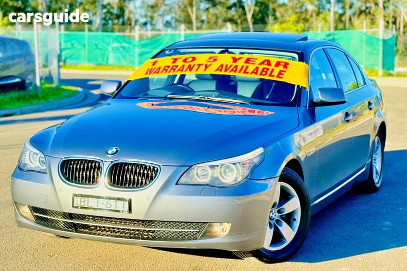 Grey 2009 BMW 520D Sedan 20D