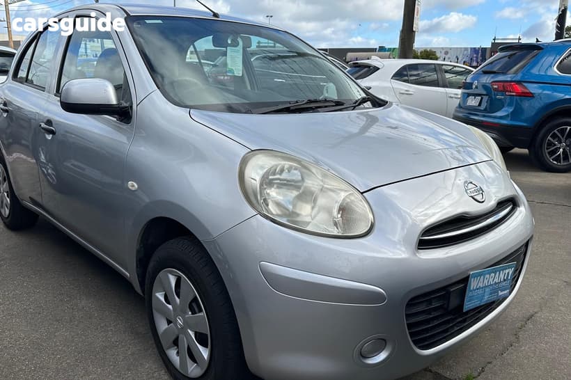 Silver 2014 Nissan Micra Hatchback St