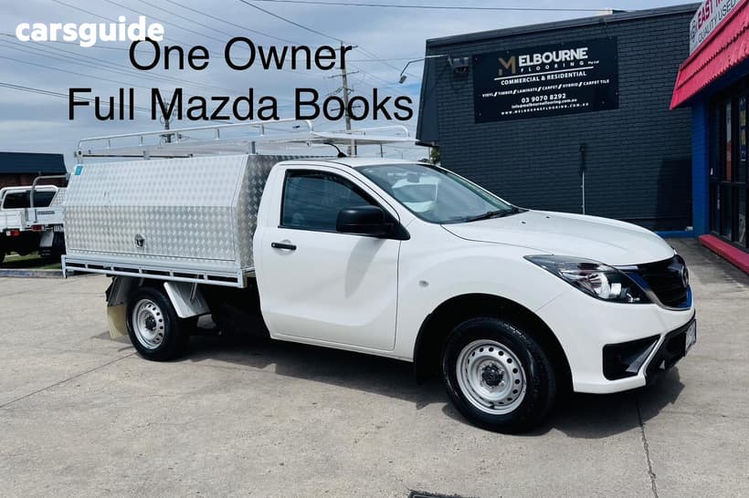 White 2019 Mazda BT-50 Cab Chassis Xt (4X2) (5Yr)