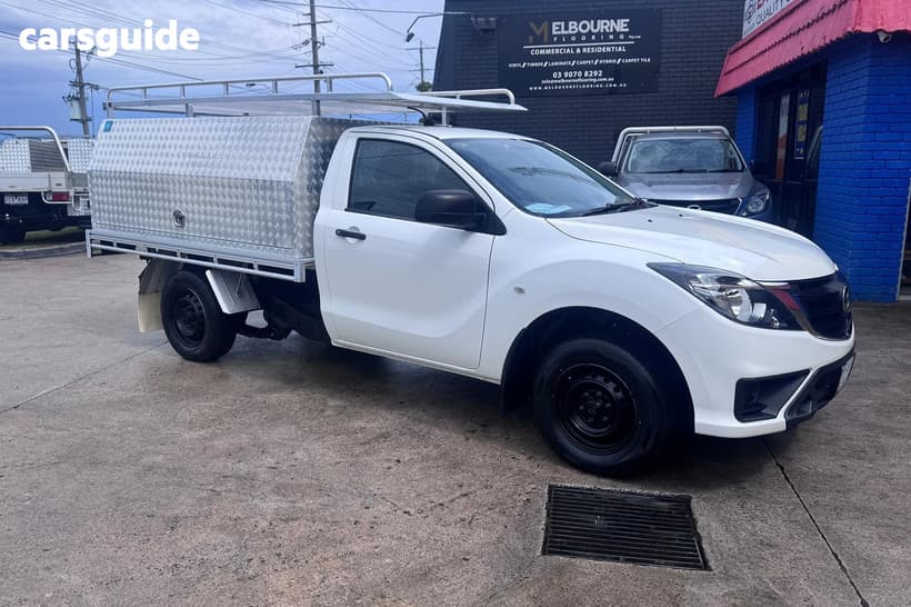 White 2019 Mazda BT-50 Cab Chassis Xt (4X2) (5Yr)