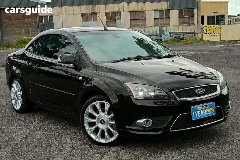 Black 2007 Ford Focus Cabriolet Coupe-Cabriolet