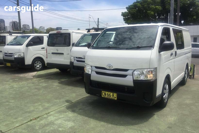 White 2014 Toyota HiAce Van Lwb