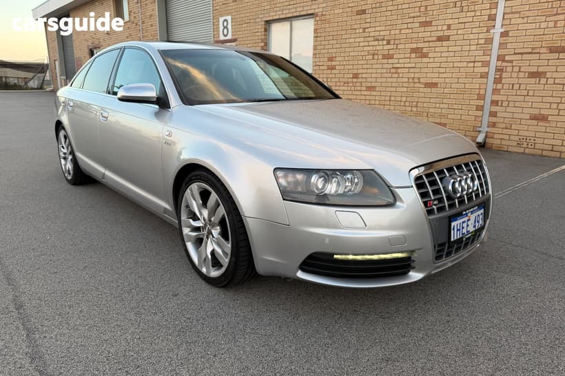 Silver 2007 Audi S6 Sedan V10 Fsi Quattro