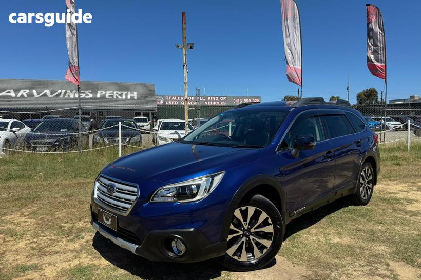 Blue 2017 Subaru Outback Wagon 2.0D Premium