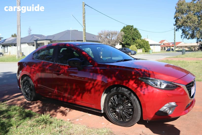 Red 2015 Mazda 3 Sedan Sp25 Gt