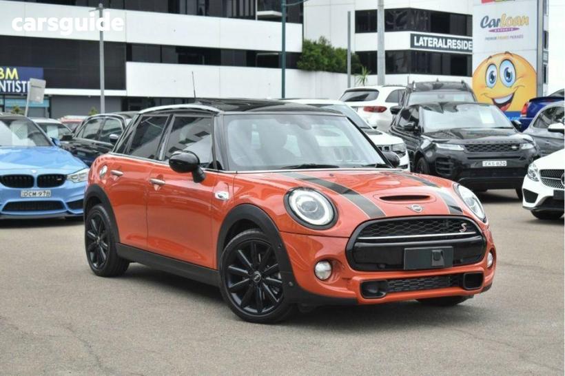 Orange 2018 Mini Cooper Hatchback S 5D Hatch
