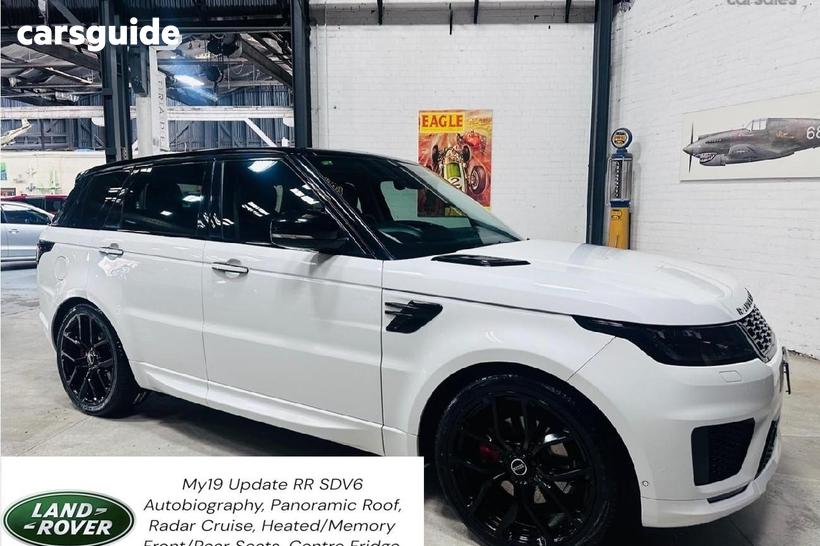 White 2018 Land Rover Range Rover Sport SUV SDV6 AUTOBIOGRAPHY DYNAMIC 4X4