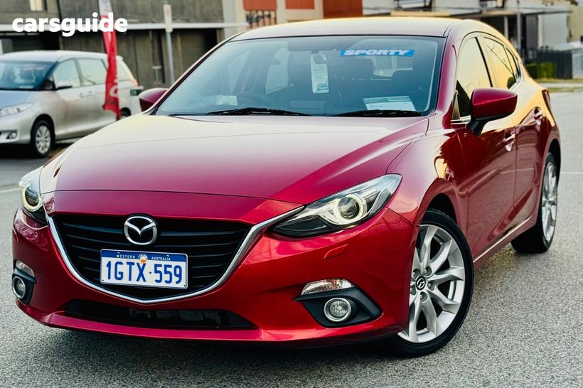 Red 2014 Mazda 3 Hatchback Sp25 Gt