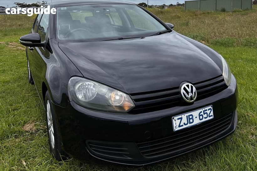 Black 2012 Volkswagen Golf Hatchback 90 Tsi Trendline