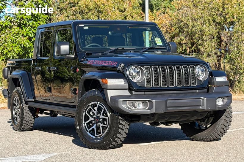 Black 2025 Jeep Gladiator Dual Cab Utility Rubicon (4X4)