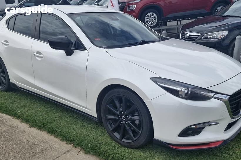 White 2018 Mazda 3 Hatchback Sp25 Gt (5Yr)
