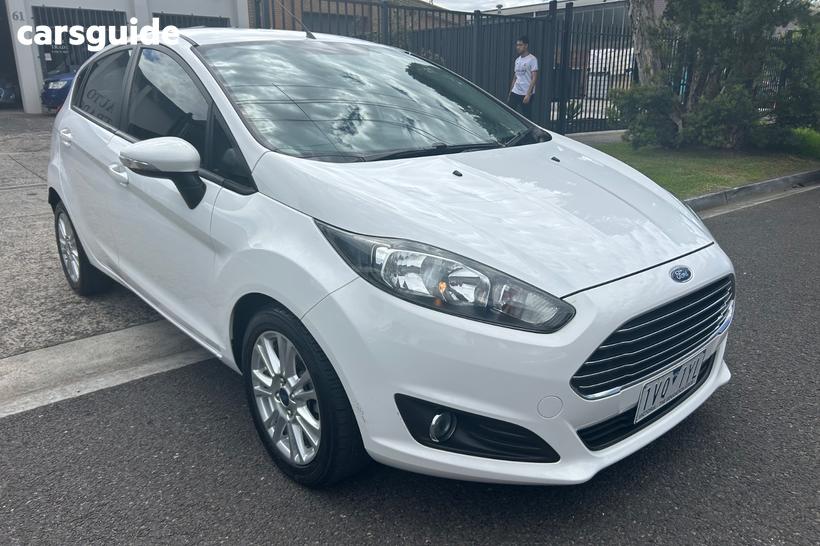 White 2014 Ford Fiesta Hatchback Trend