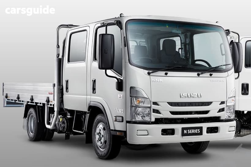 2025 Isuzu NNR Cab Chassis 45-150 Crew Ifs Traypack