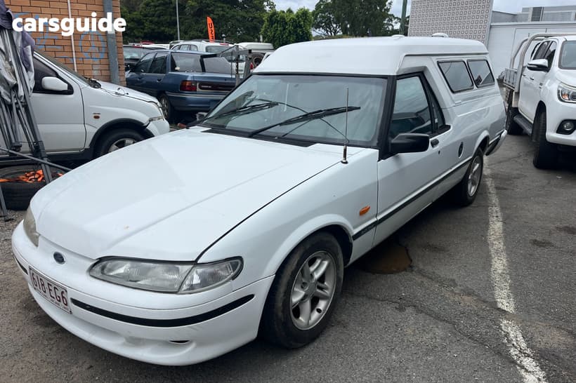 White 1996 Ford Falcon Van Gli Longreach