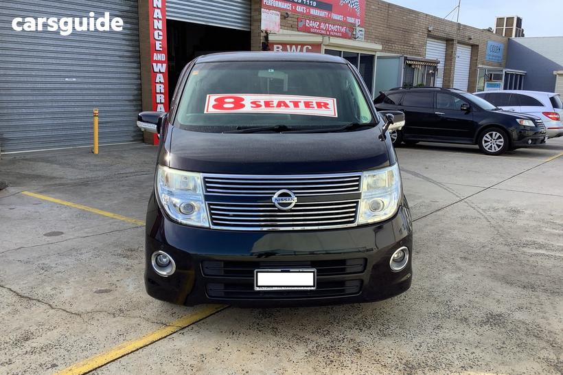 Black 2008 Nissan Elgrand Commercial