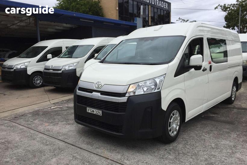 White 2024 Toyota HiAce Van Slwb