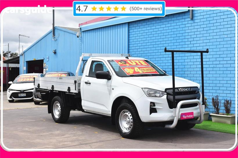 White 2021 Isuzu D-MAX Cab Chassis Sx (4X2)