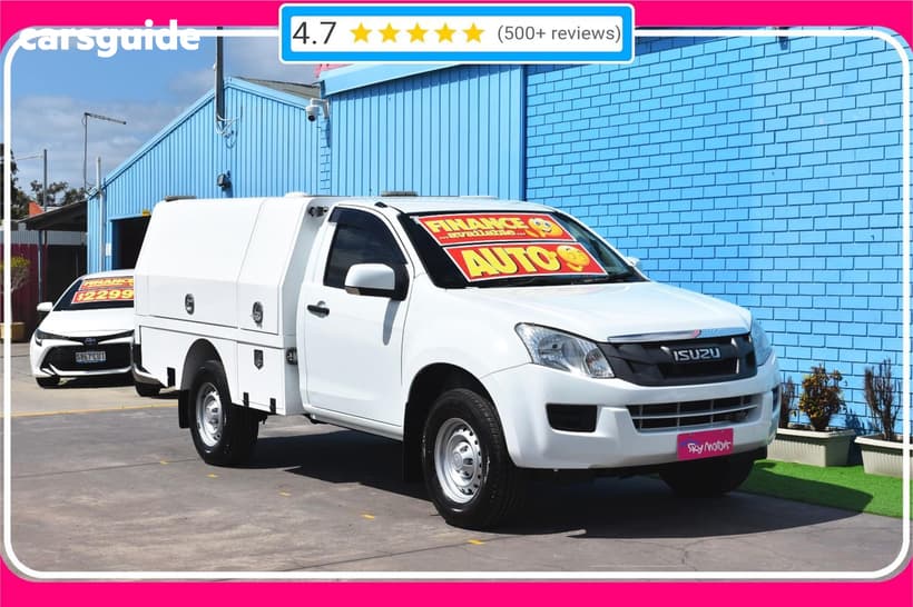 White 2015 Isuzu D-MAX Cab Chassis Sx Hi-Ride (4X2)