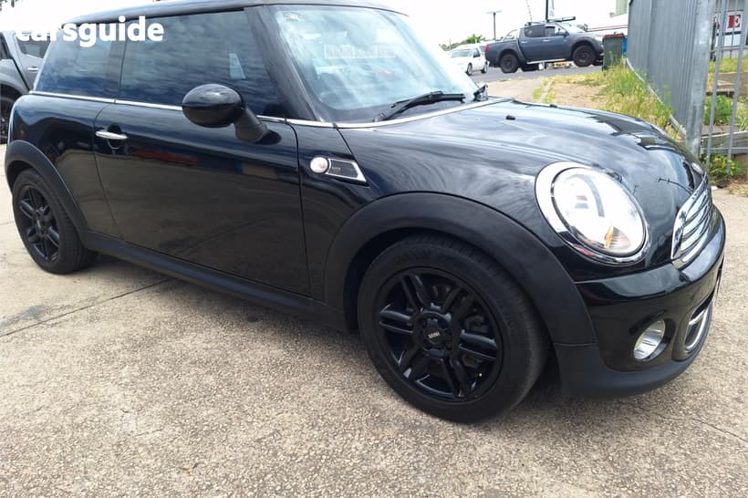 Black 2012 Mini Cooper Hatchback
