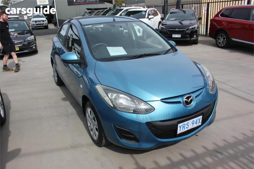 Blue 2012 Mazda 2 Hatchback Neo