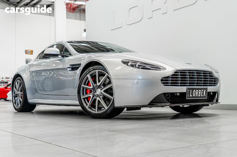 Silver 2011 Aston Martin V8 Coupe Vantage S