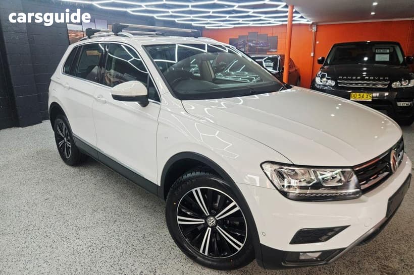 White 2017 Volkswagen Tiguan SUV 132TSI ADVENTURE 5N MY18