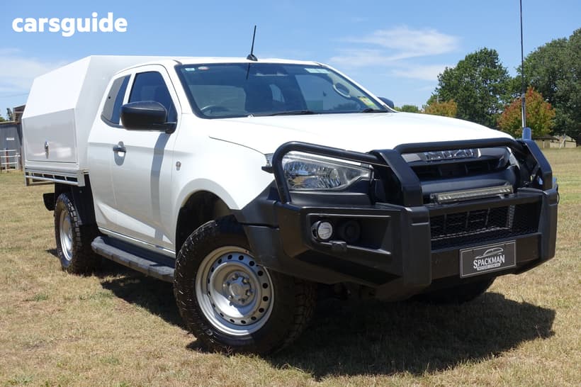 White 2022 Isuzu D-MAX Space Cab Chassis Sx (4X4)