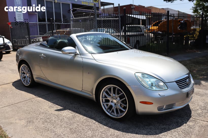 Silver 2005 Lexus SC430 Convertible