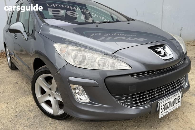 Grey 2010 Peugeot 308 Wagon Touring Xse Hdi 2.0