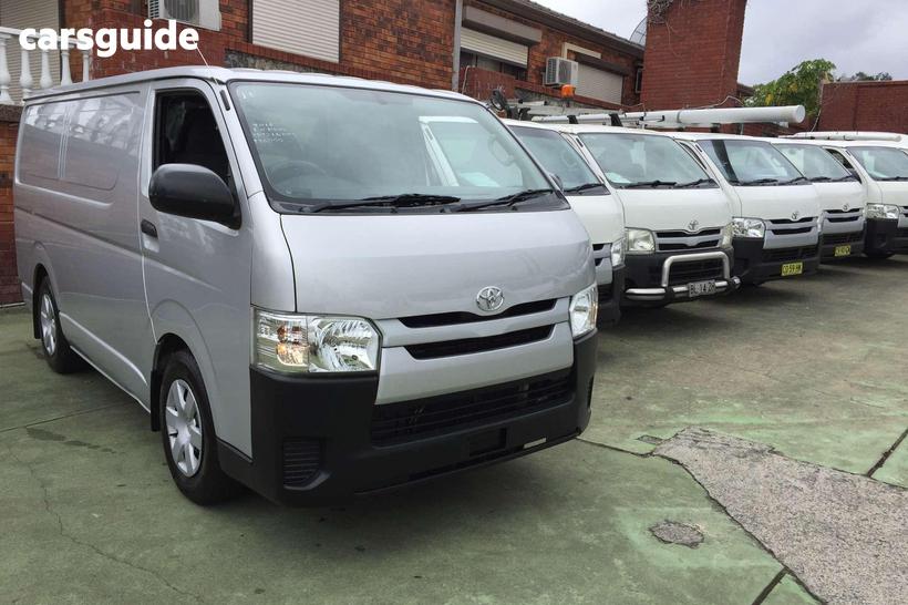 Silver 2018 Toyota HiAce Van Lwb