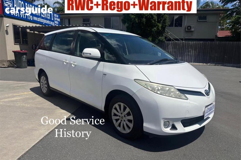 White 2011 Toyota Tarago Wagon Gli